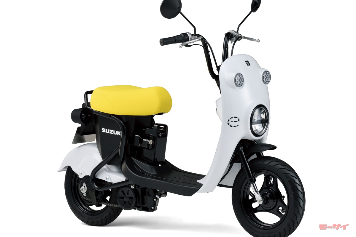 伝説の激安原付「スズキ チョイノリ」が電動で復活!? 動力源に電動