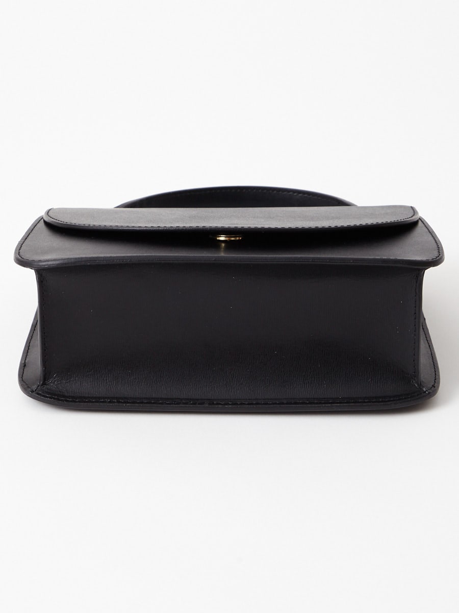 イタリアンレザー2WAYフラップハンドバッグ(FREE ブラック): AIMER