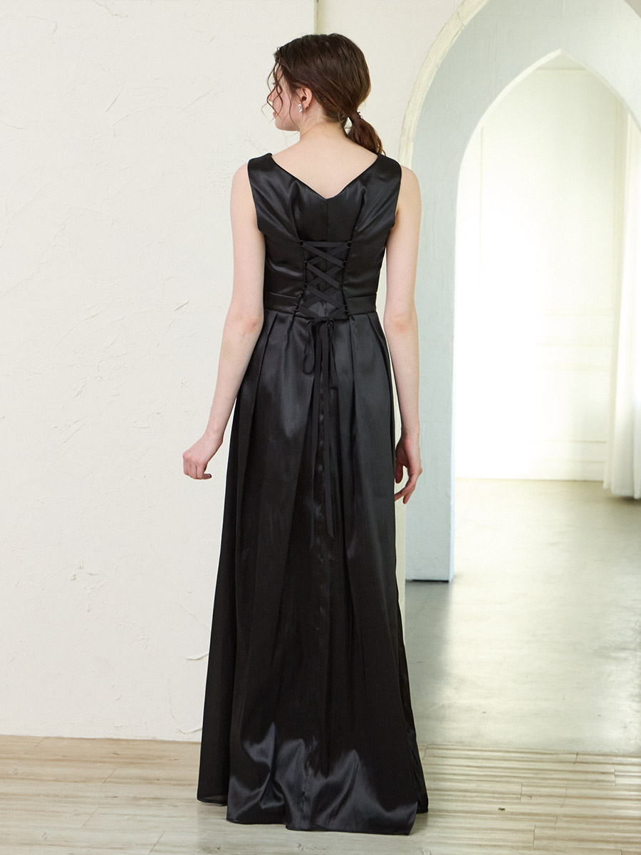 WEB限定】オーガンジーカラーロングドレス(M グリーン): AIMER | エメ