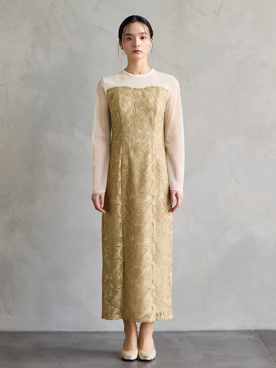 WEB限定】オーナメントレースIラインドレス(S ブラック): AIMER | エメ