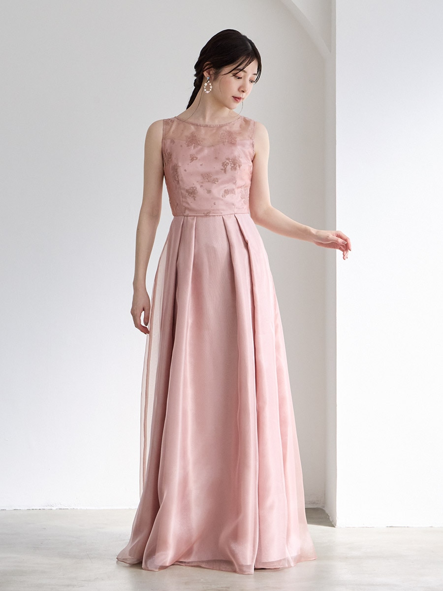 フラワーラメフロッキーAラインドレス(M ターコイズ): AIMER | エメ