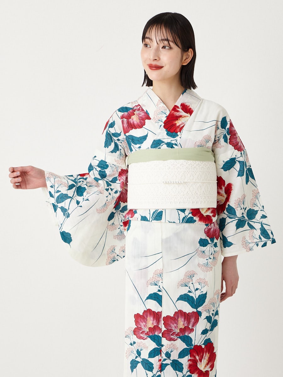 浴衣単品「 芙蓉 」(FREE レッド): ふりふ ｜ミマツグループオンライン