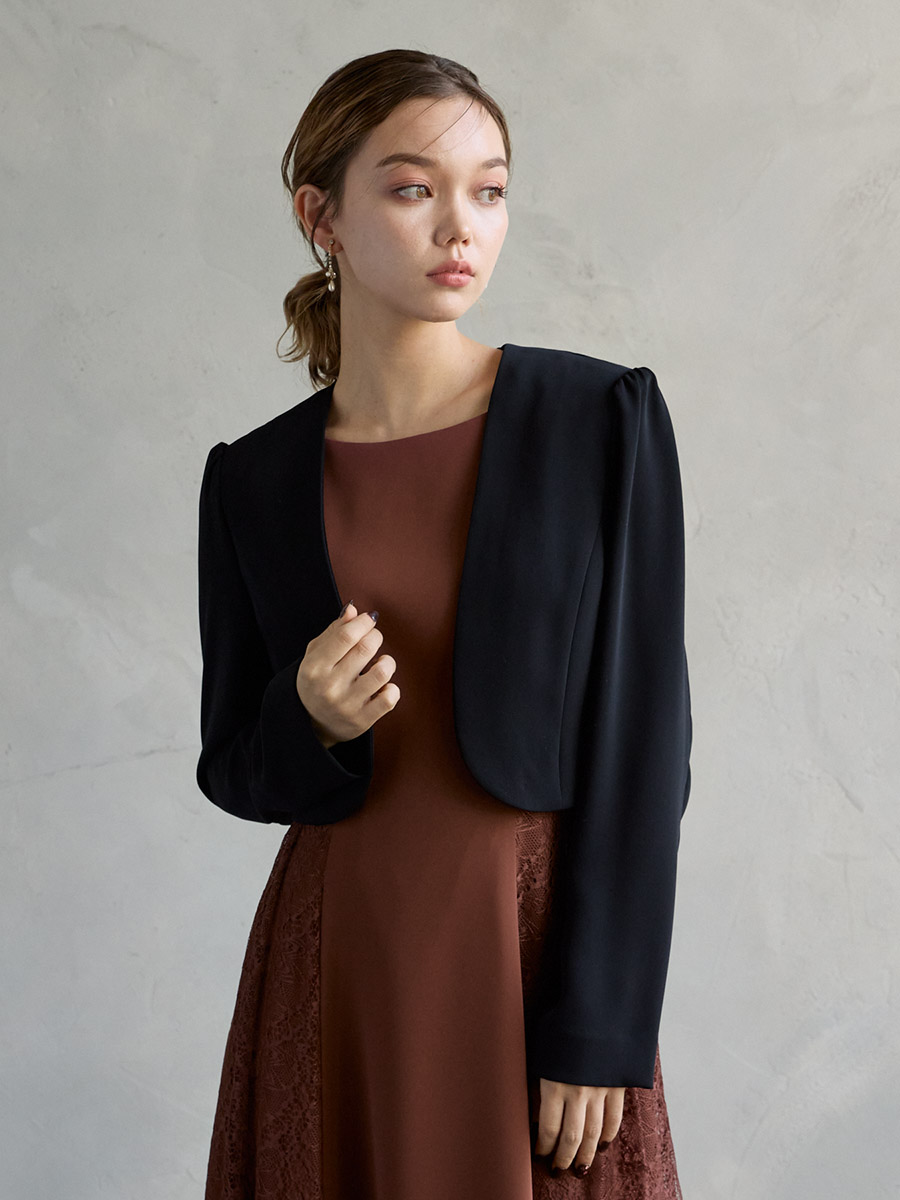 試着キャンペーン対象】ノーカラージャケット(M グレー): AIMER | エメ