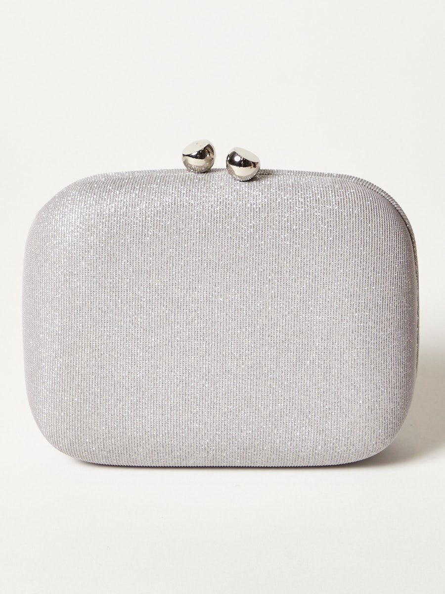 ラメボックスクラッチバッグ(FREE シルバー): AIMER | エメ ｜ミマツ