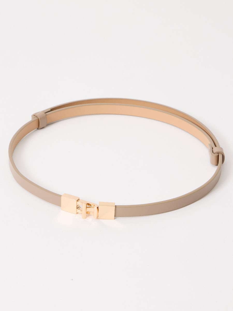 スクエアバックルスライド式ベルト(FREE アソートA): AIMER | エメ