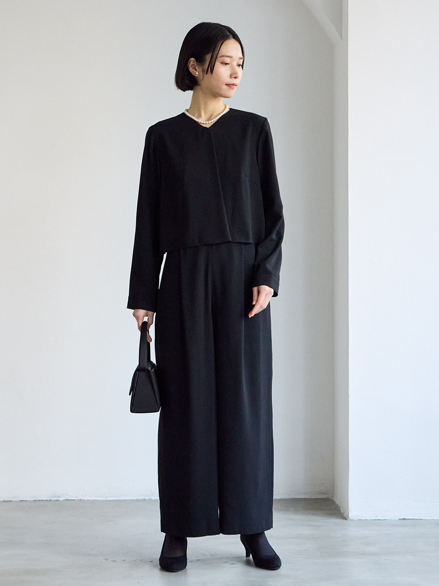 喪服・礼服】【WEB限定】パンツタイプブラックフォーマル