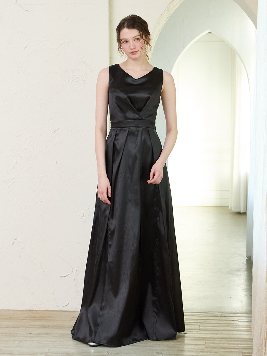 WEB限定】オーガンジーカラーロングドレス(M グリーン): AIMER | エメ