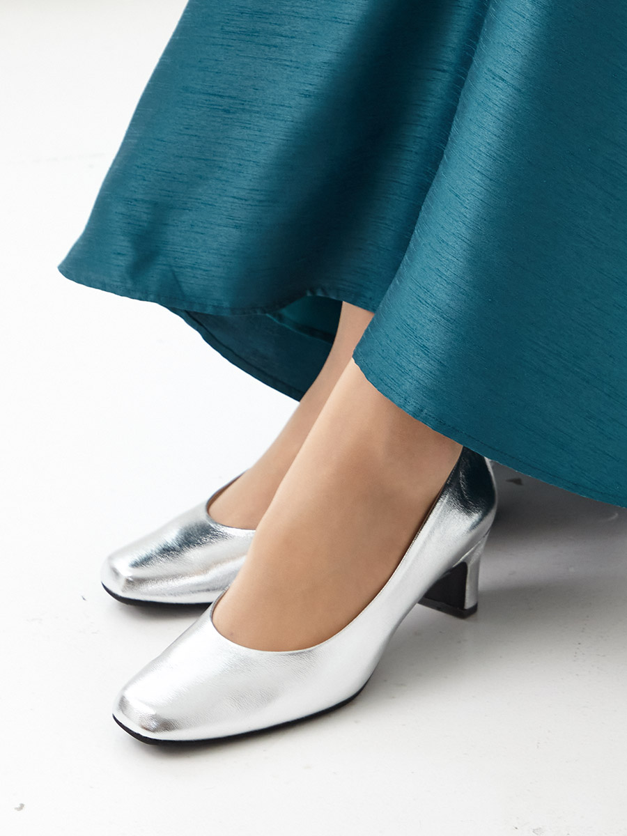 演奏会用合皮パンプス(22.5cm シルバー): AIMER | エメ ｜ミマツ