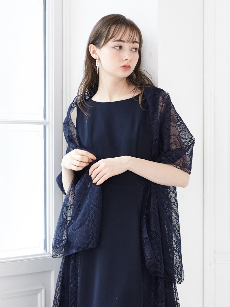 試着キャンペーン対象】サイドレースフィット＆フレアドレス(M