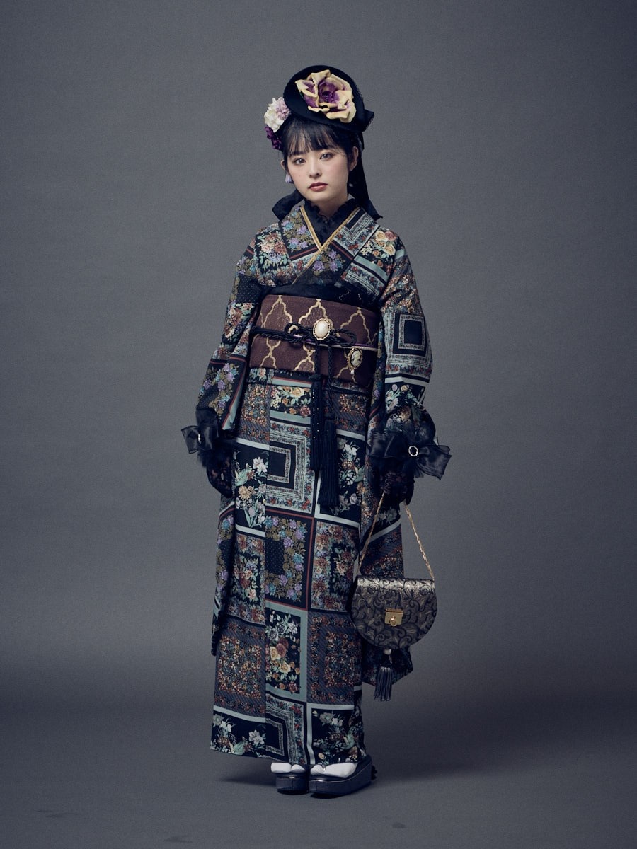 予約商品】振袖単品「スカーフローズ」(FREE［受注生産商品：ご注文日