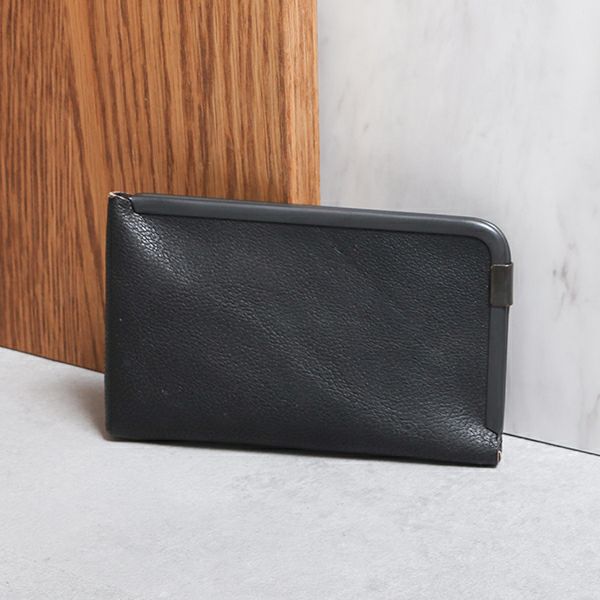 シスクー・ド・フードル L字長財布 cocoro-22B 熊革 オイルブラック