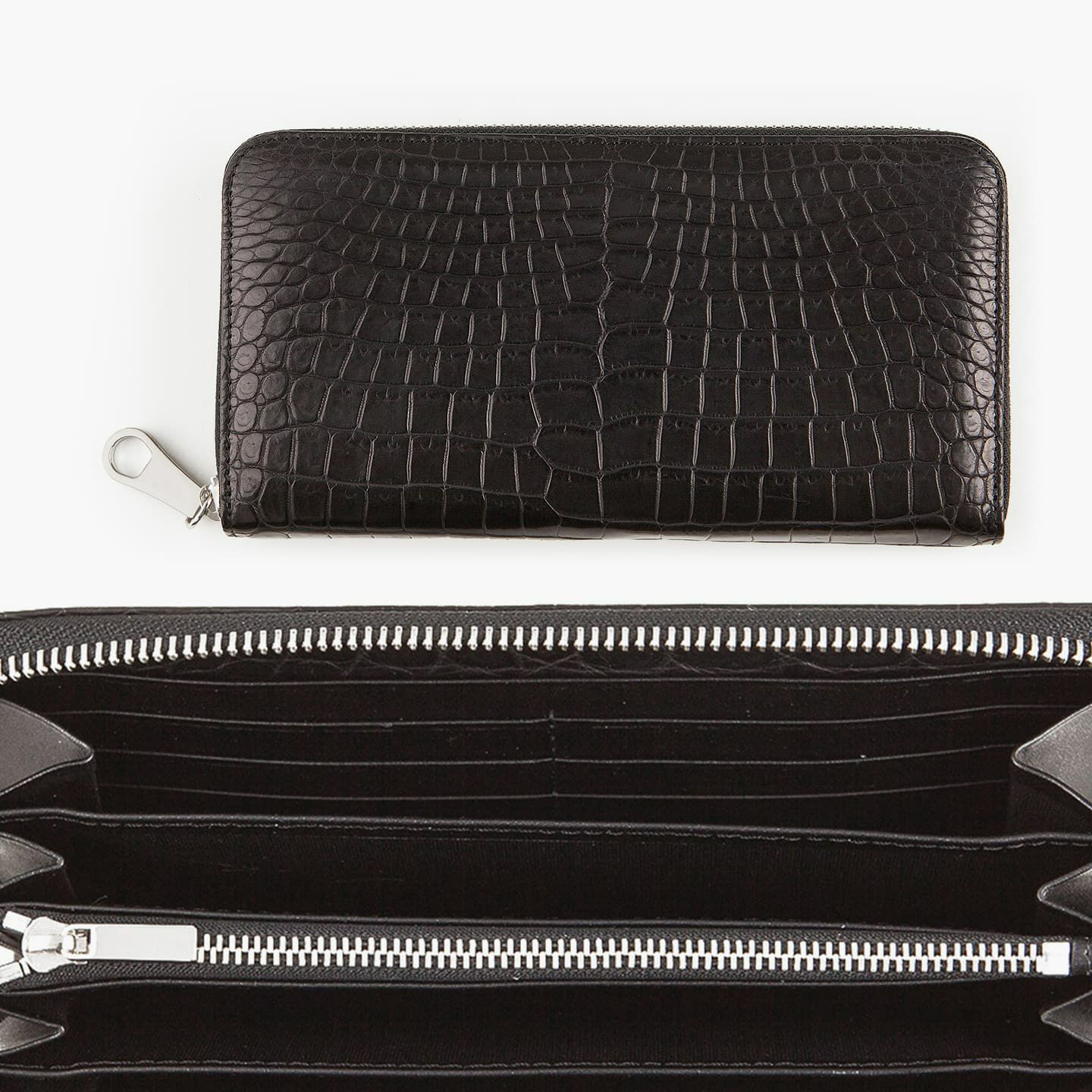 ナイルクロコダイル ラウンドジップ長財布 | 大人のバッグ・財布