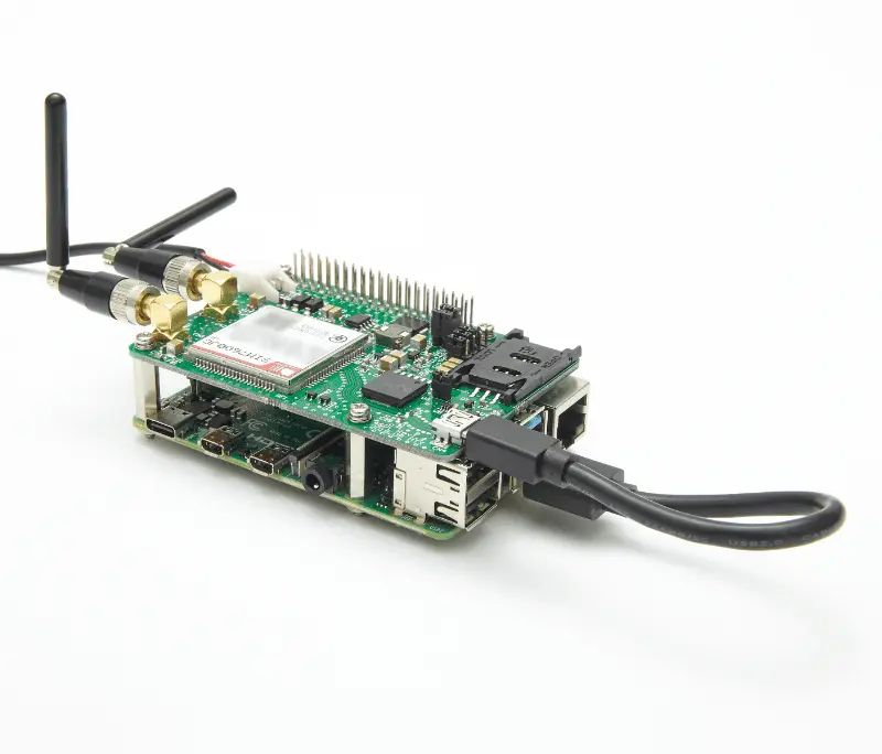 ラズベリーパイ用4G(LTE)通信モジュール「4GPi」のセットアップ方法