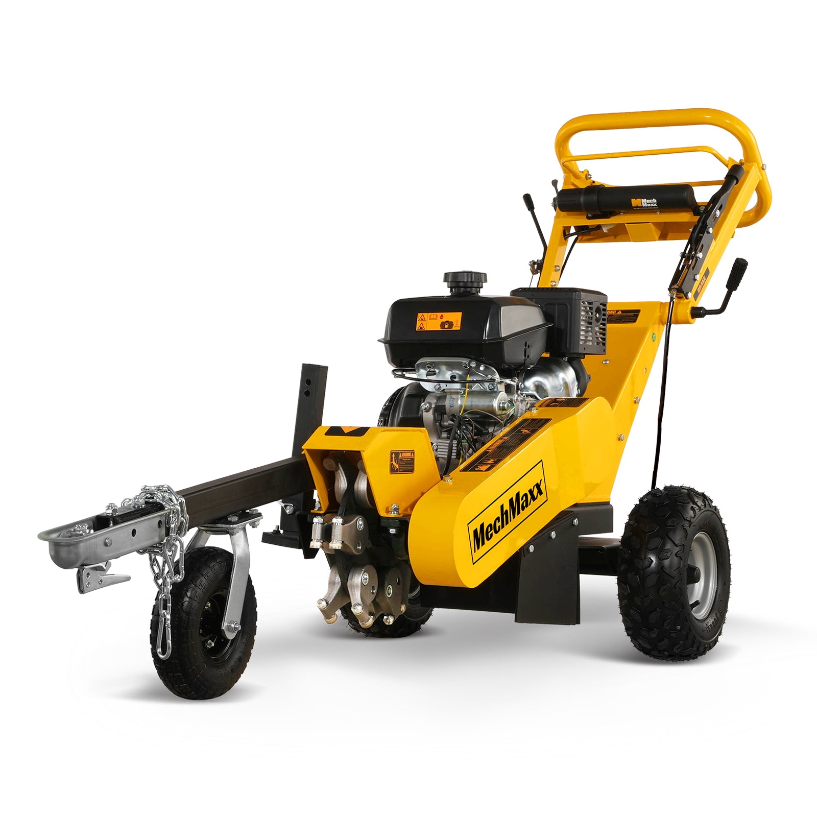 MechMaxx 15-inch 14hp kohler E-Start Stump Grinder SG380 with tow bar