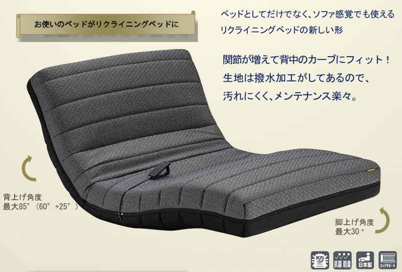 電動リクライニングマットレス ルーパームーブRP-3000 | フランス