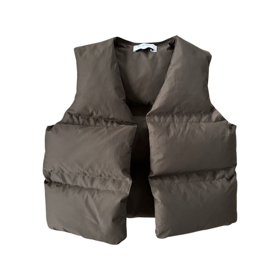 Designer Yeezy style sample puffer vest | Grailed
