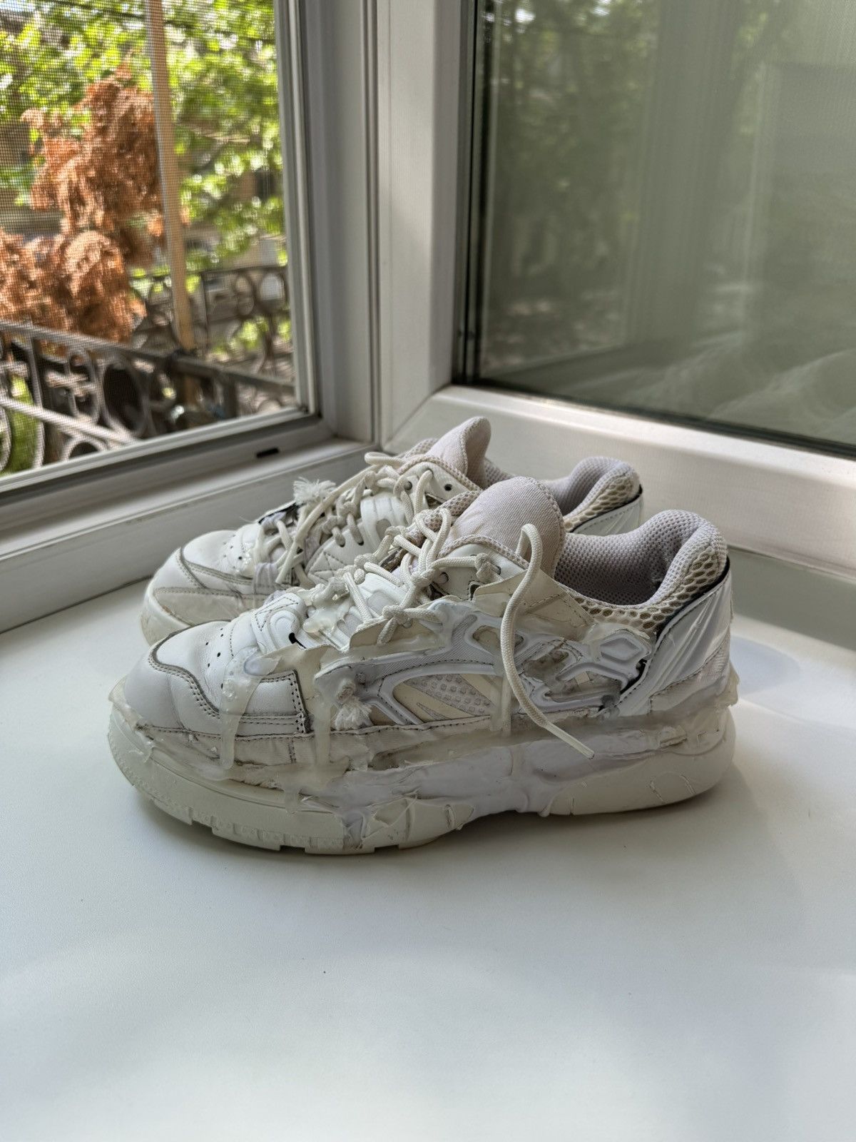 Maison Margiela Maison Margiela Fusion sneakers white | Grailed