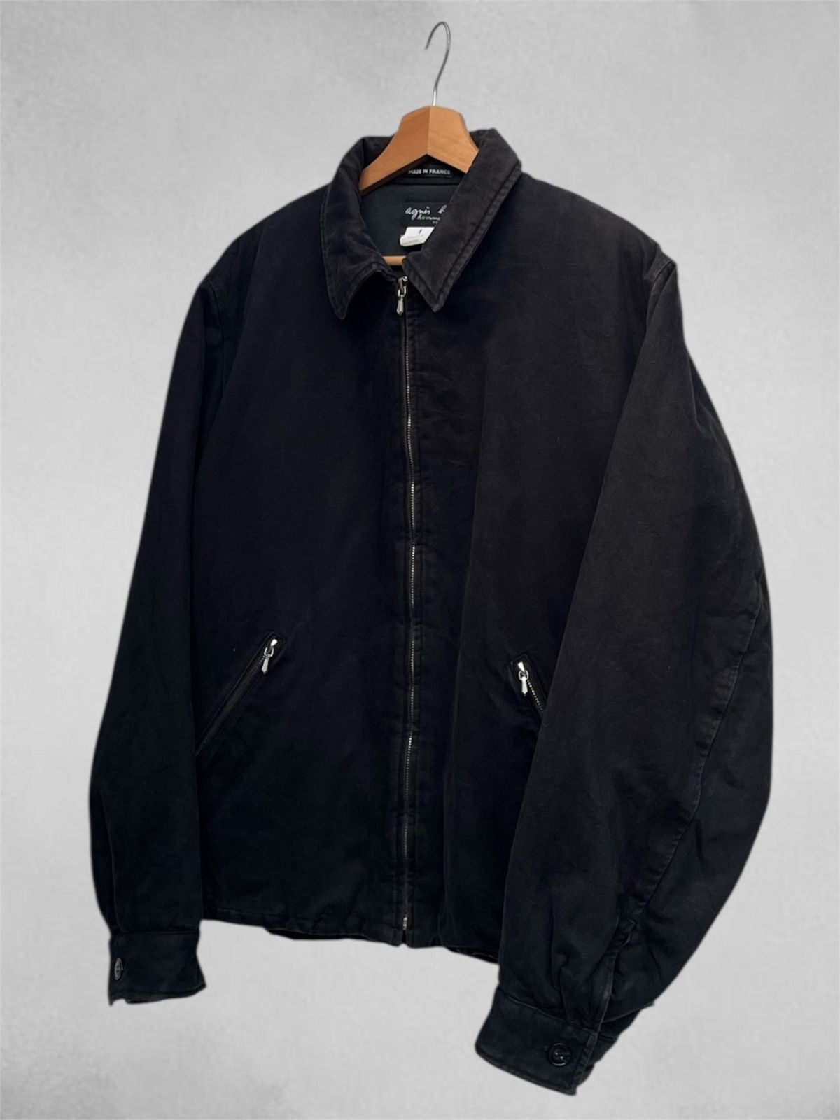 agnes b. 90s Agnes B. Homme Cotton Swing Jacket Made in France