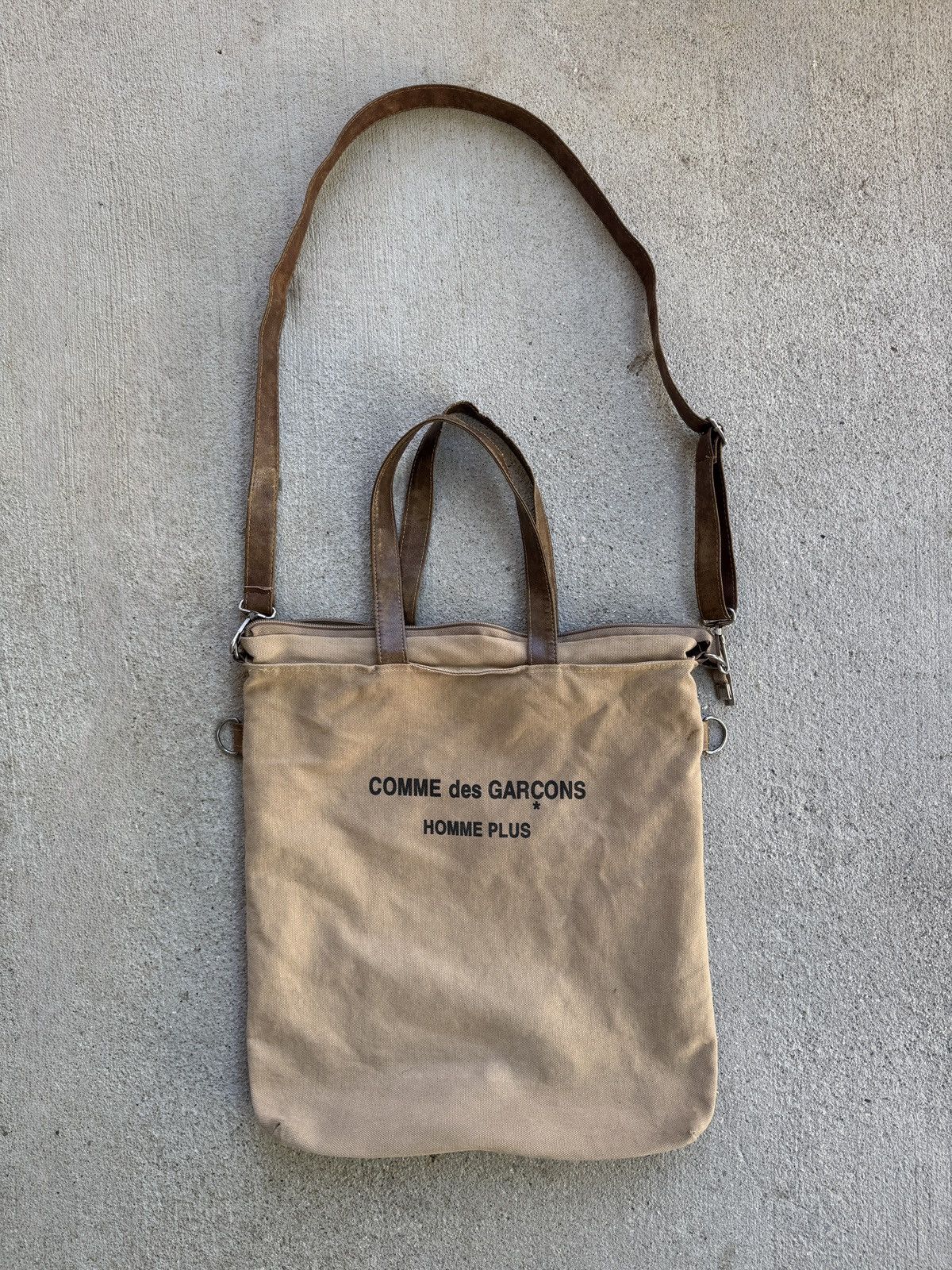 COMME des GARÇONS HOMME PLUS トートバッグ グリーン Crossbody Bag