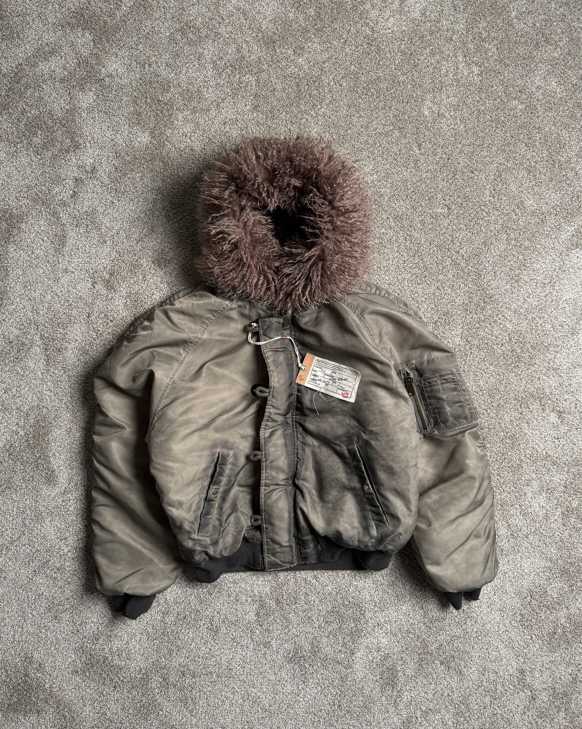 No Faith Studios NO FAITH STUDIOS “USED BEIGE” ASTRO FUR BOMBER