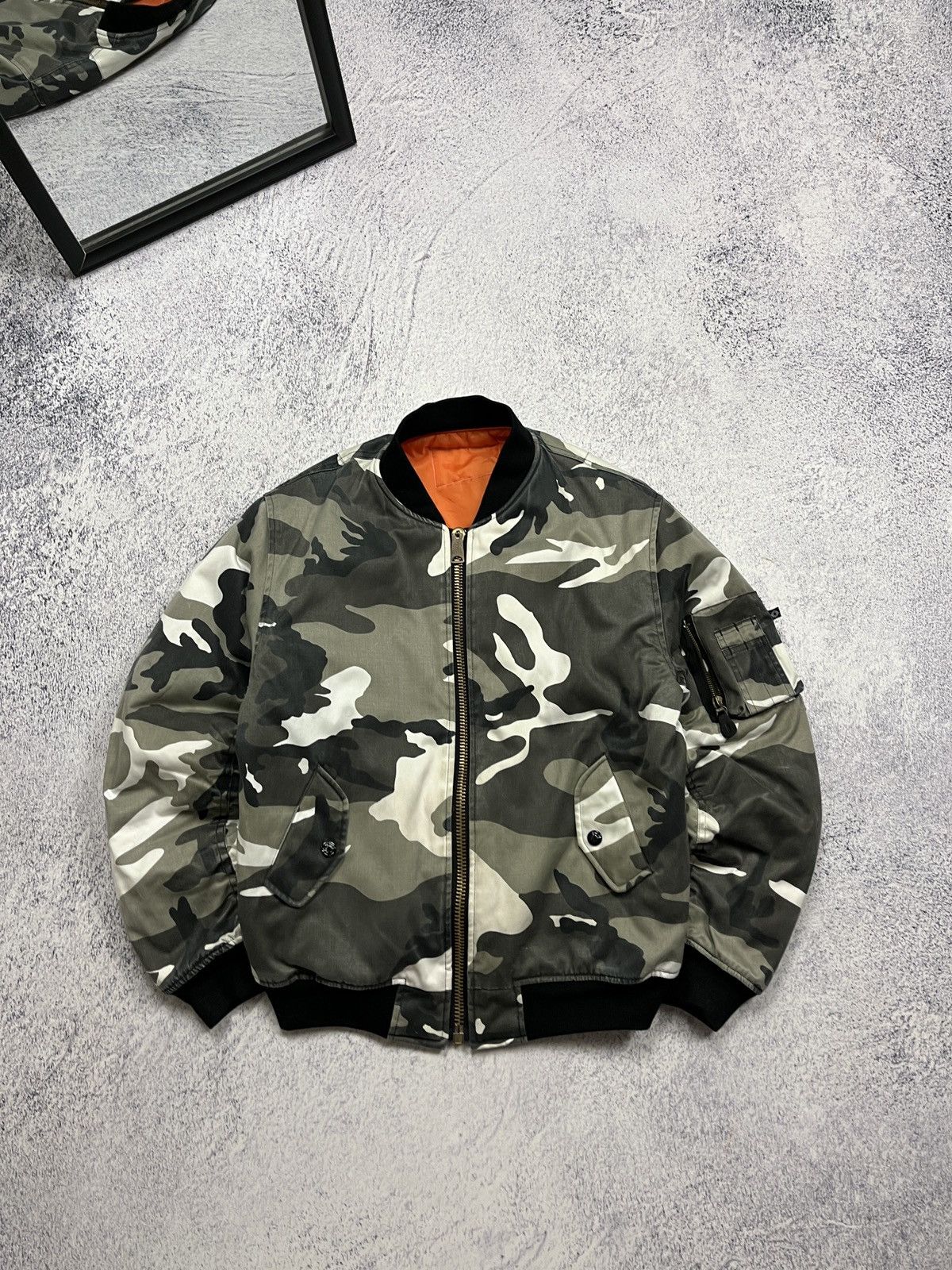 MA-1 fostex garments リバーシブル ボンバージャケット Fostex