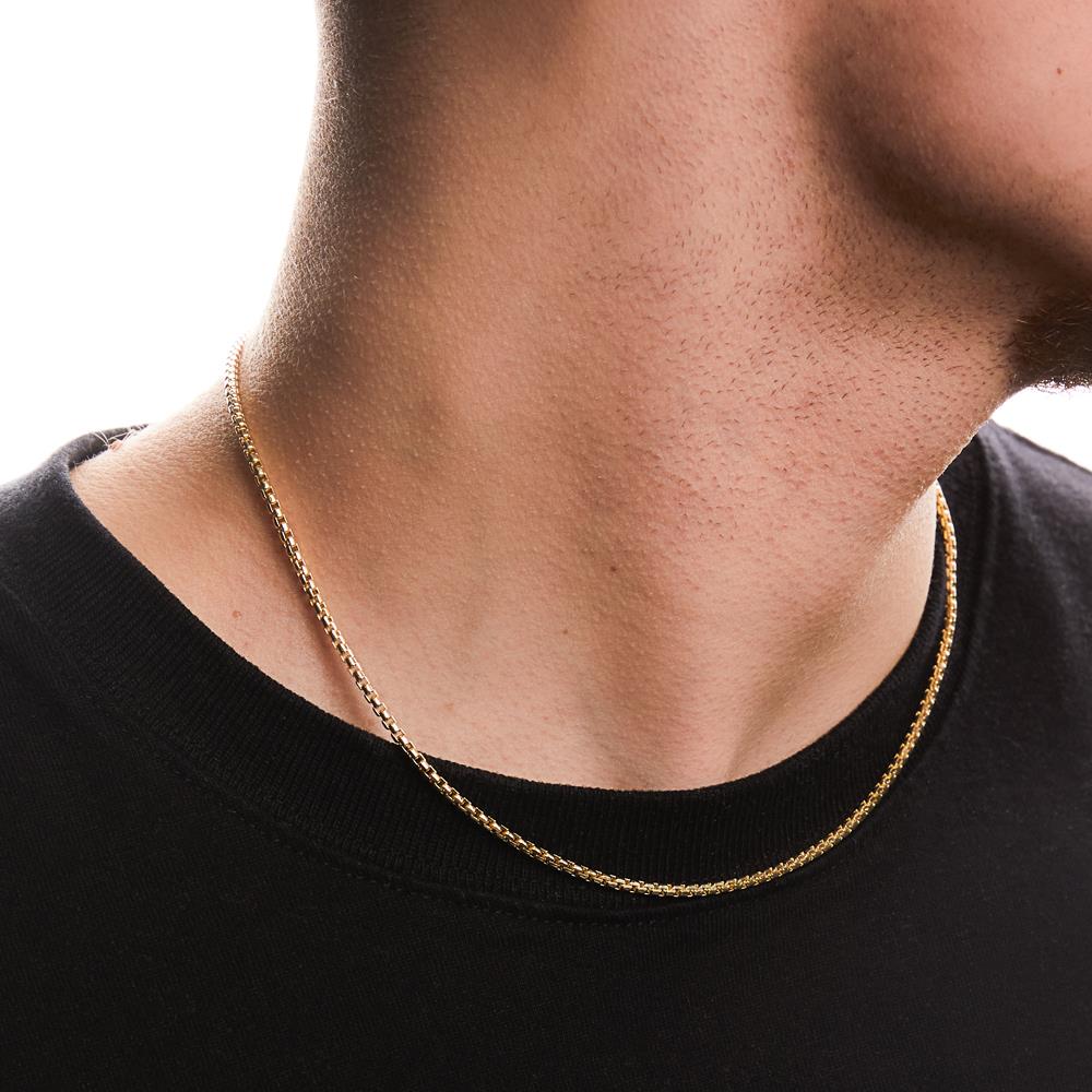 Venetian chain in 14-carat gold, 2.4 mm wide