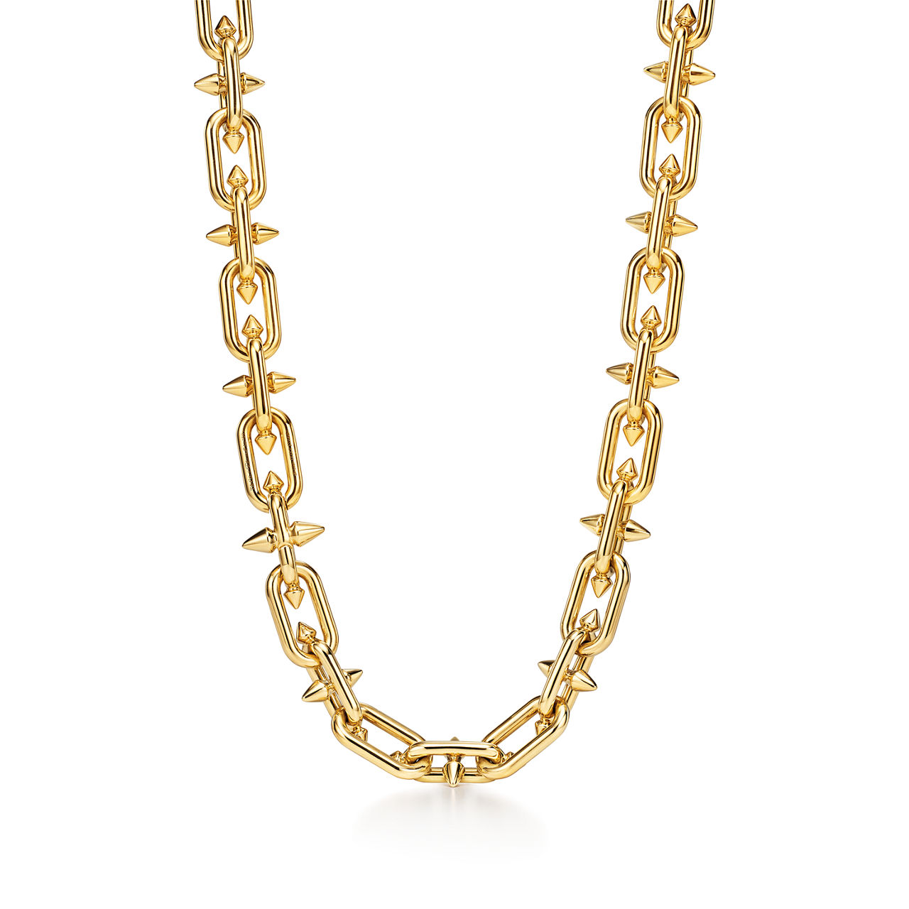 Tiffany Titan by Pharrell Williams:Clasp Necklace in Gold with