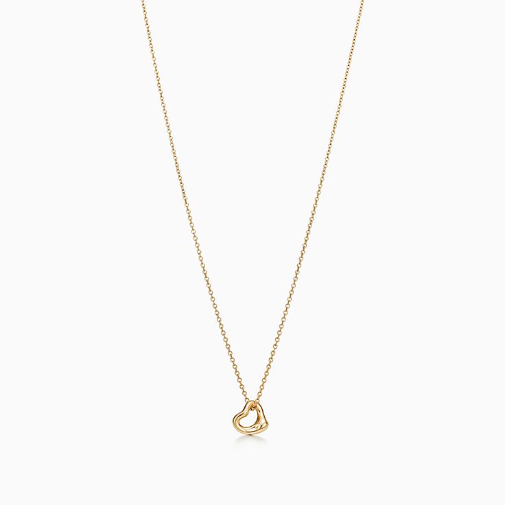 エルサ・ペレッティ™ オープン ハート ペンダント イエローゴールド