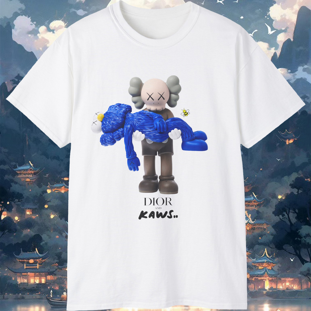 Rare Dior And Kaws Shirt - TokoPyramid