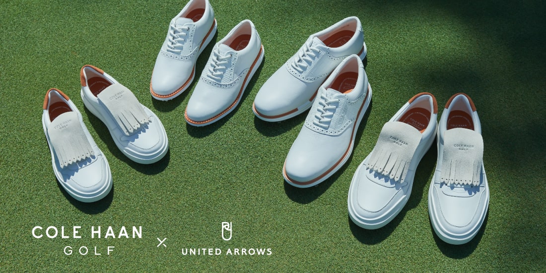 ユナイテッドアローズ」が「コールハーン」とコラボしたゴルフシューズ