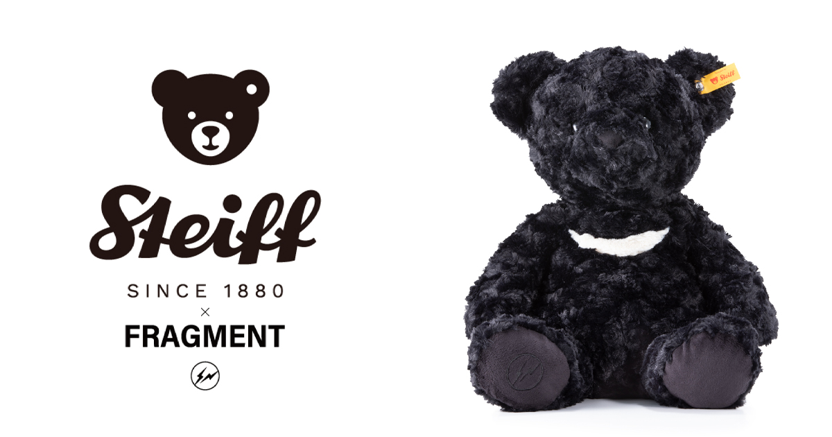 藤原ヒロシの「フラグメント」×「シュタイフ」第5弾 ツキノワグマの