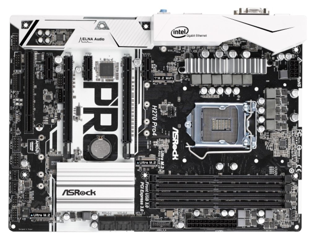ASRock H270 Pro4 インテル 200シリーズ LGA1151対応 intel H270チップ
