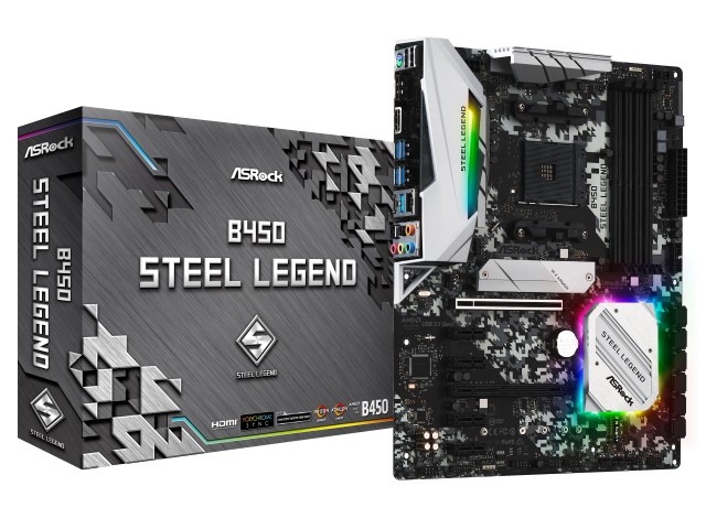 ASRock B450 Steel Legend AMD 400シリーズ Socket AM4対応 AMD B450