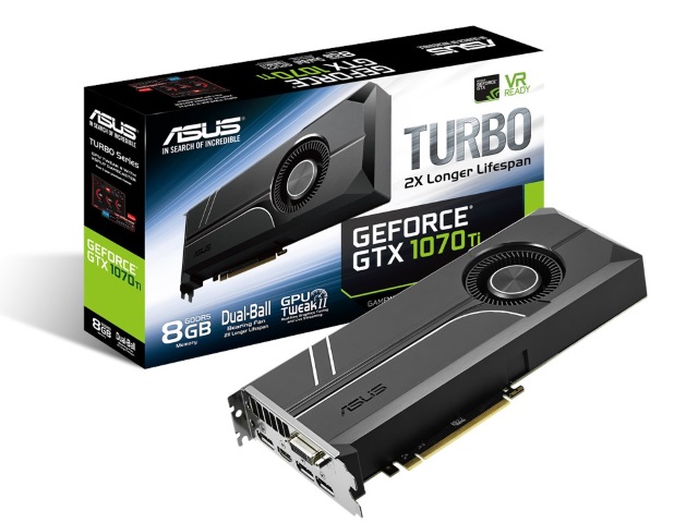 ASUS TURBO-GTX1070TI-8G Turbo シリーズ GeForce GTX 1070 Ti 8GB 256