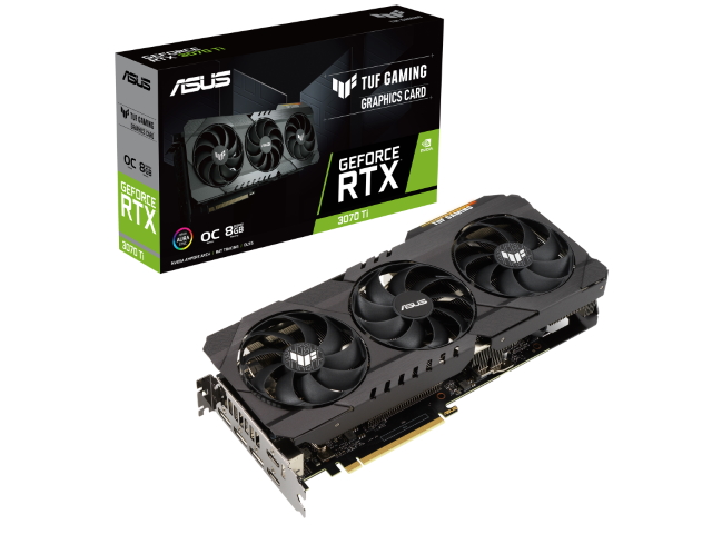 ASUS TUF-RTX3070TI-O8G-GAMING GEFORCE RTX 3070 Ti 8GB 256-bit