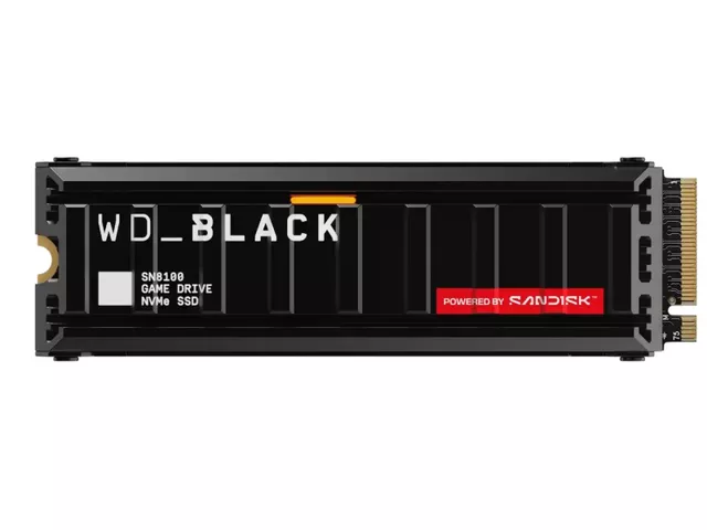 Western Digital WD_BLACK SN8100 NVMe SSD 4TB ヒートシンク搭載