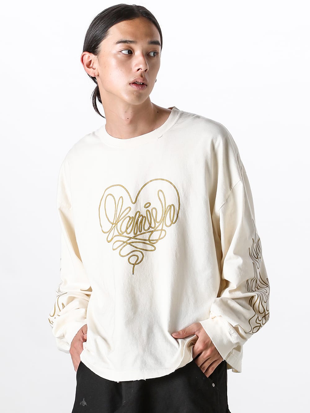 KAMIYA ラップスカート ジェンダーレススタイリング -FASCINATE