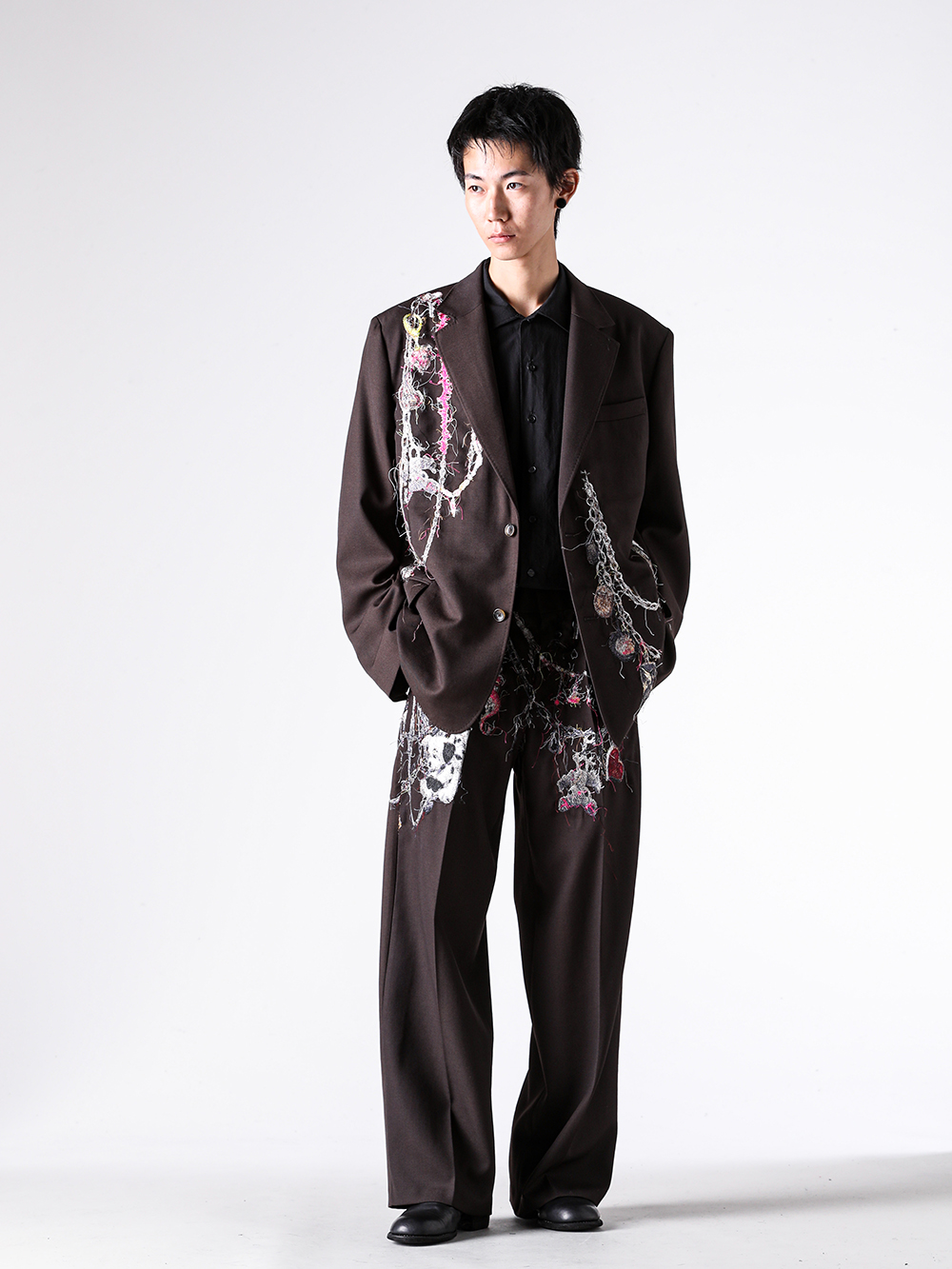 doublet(ダブレット) チェーンテーラードジャケット セットアップ