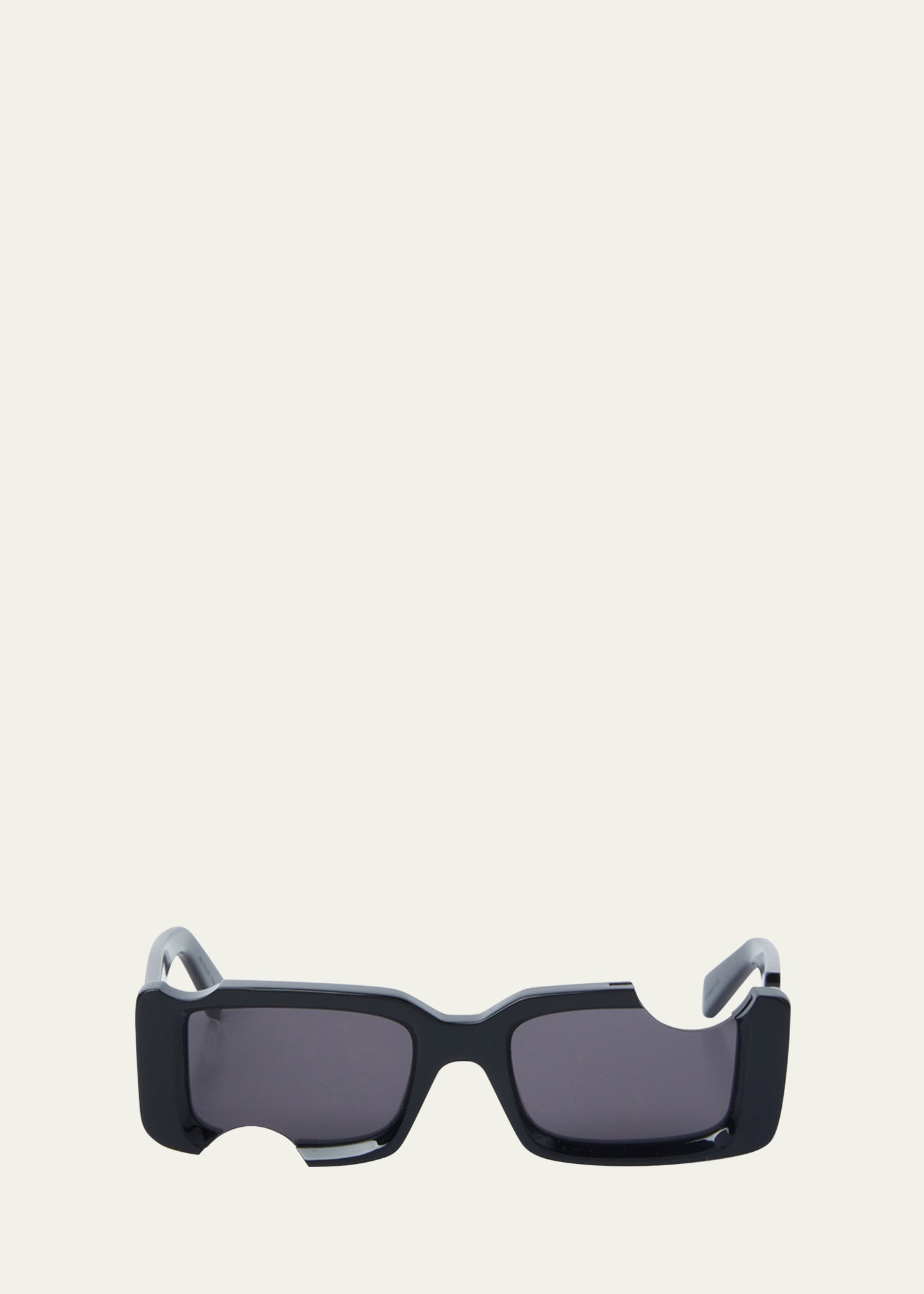 Off-White Men's Cady Cutout Rectangle Sunglasses - Bergdorf Goodman