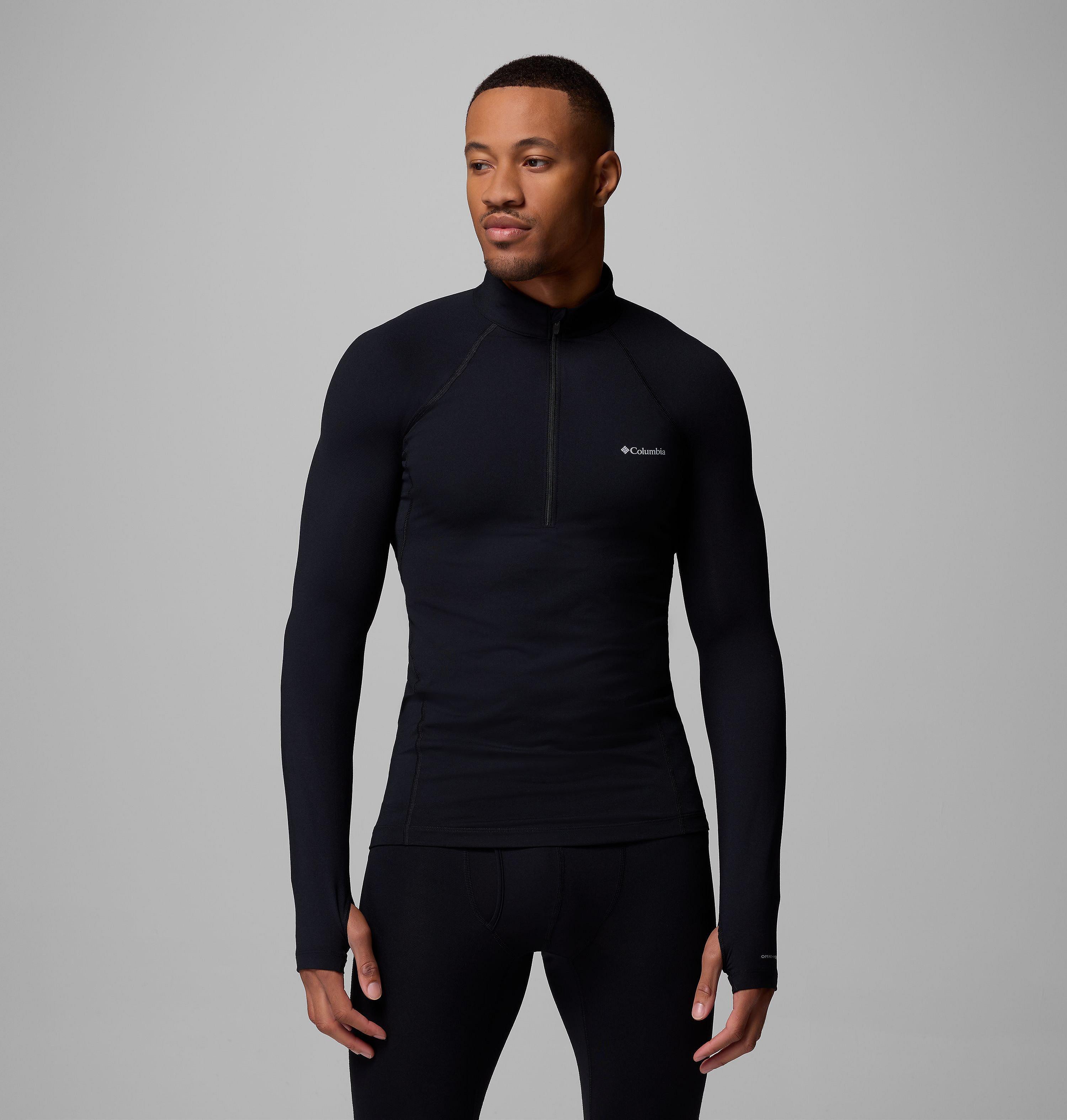 Men's Midweight Stretch Long Sleeve Half Zip Baselayer | Columbia