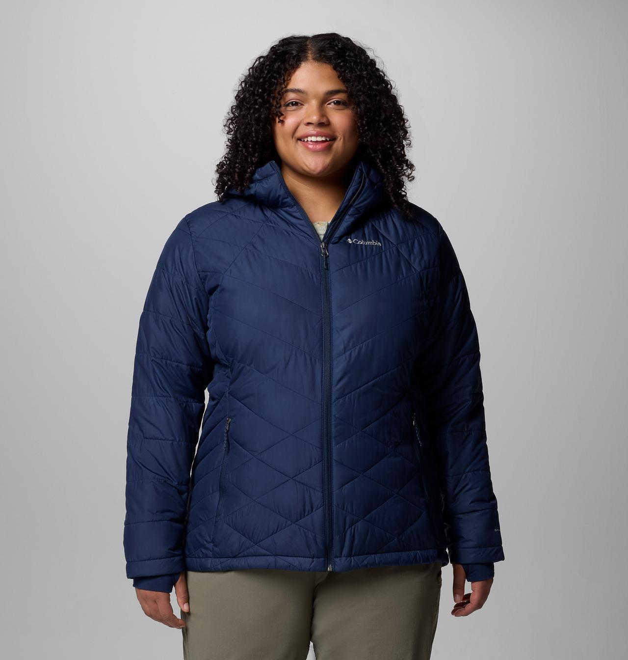 Women's Heavenly Hooded Puffer Jacket - Plus Size | Columbia