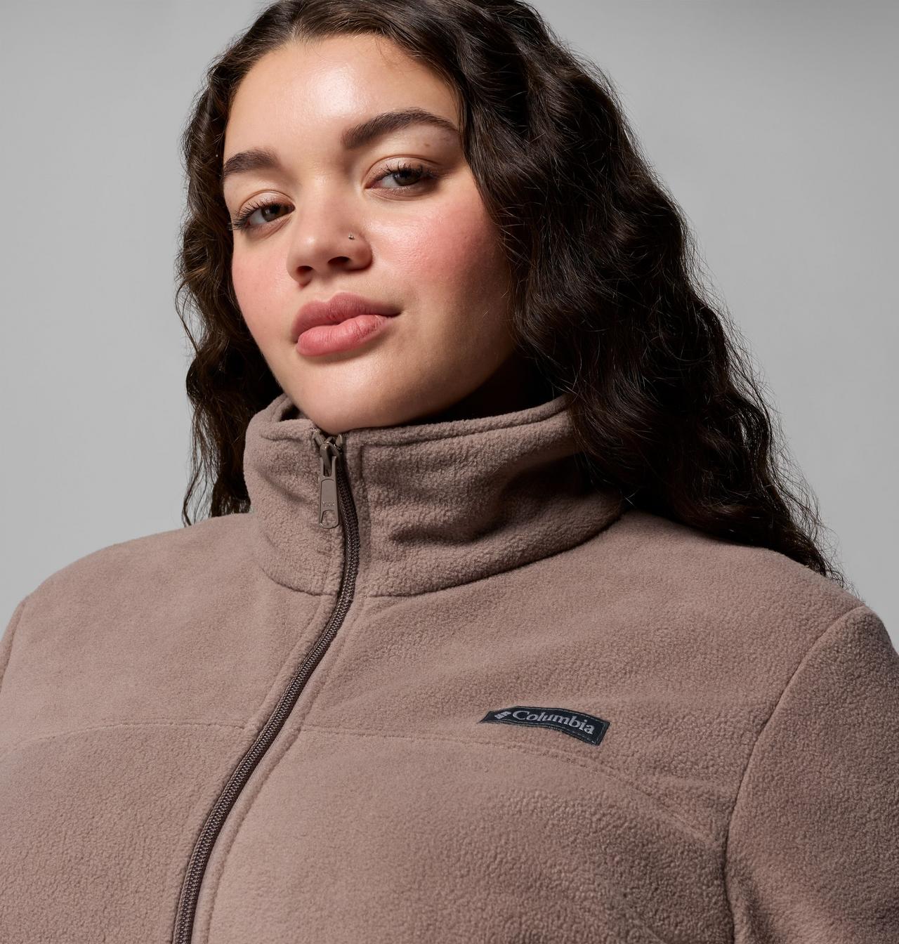 Women's Castle Dale Full Zip Fleece Jacket - Plus Size | Columbia