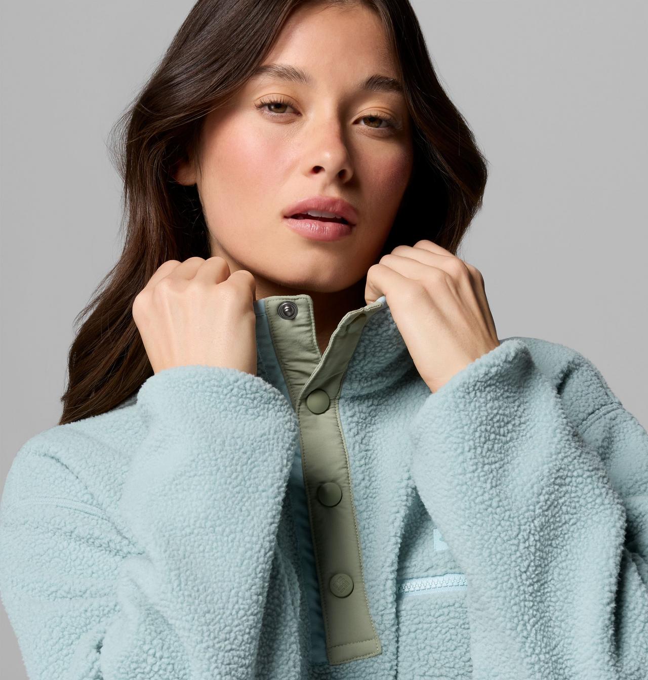 Women's Helvetia II Cropped Half Snap Fleece Pullover | Columbia