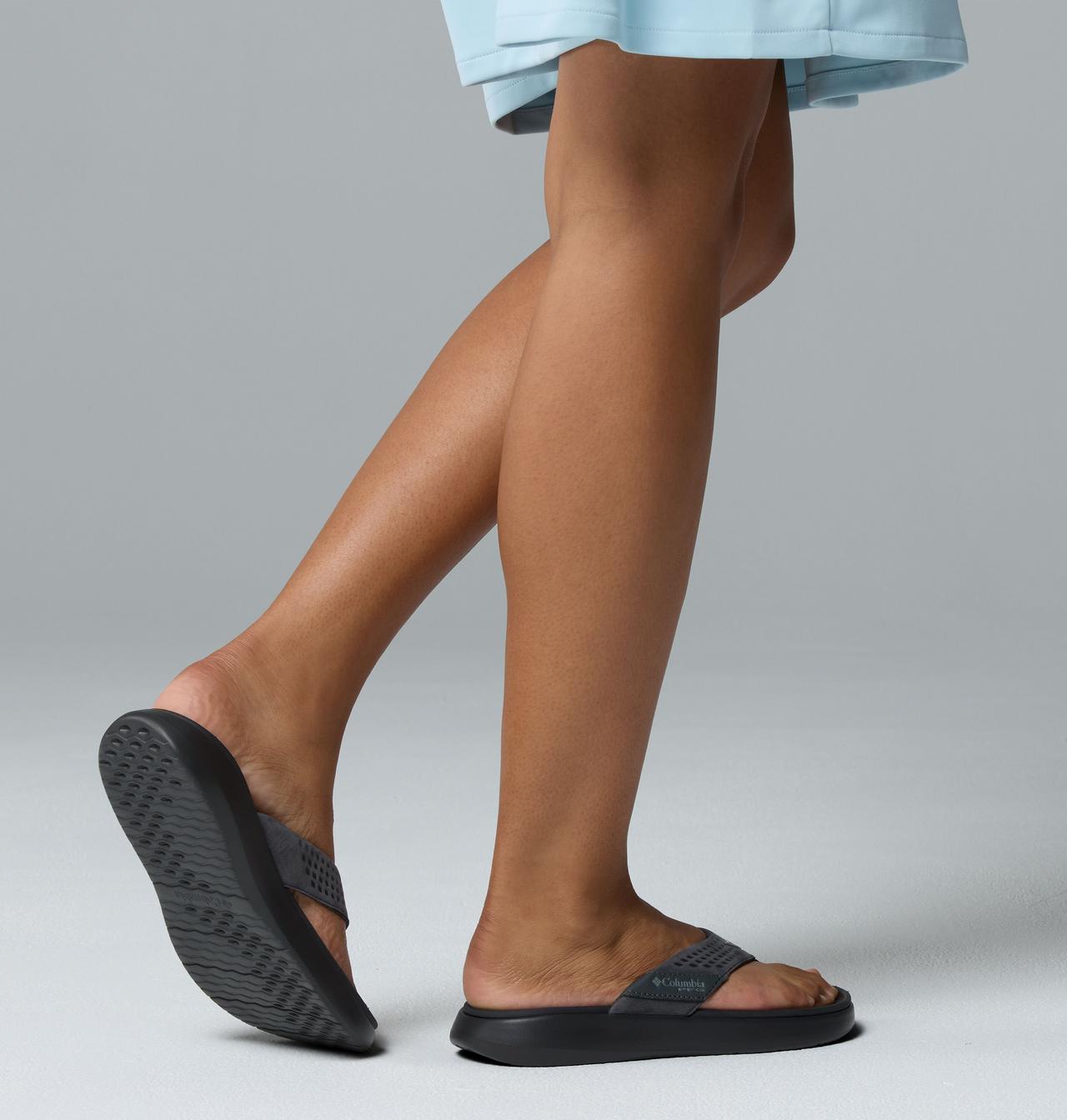 Women's PFG Boatside Leather Flip Flop | Columbia