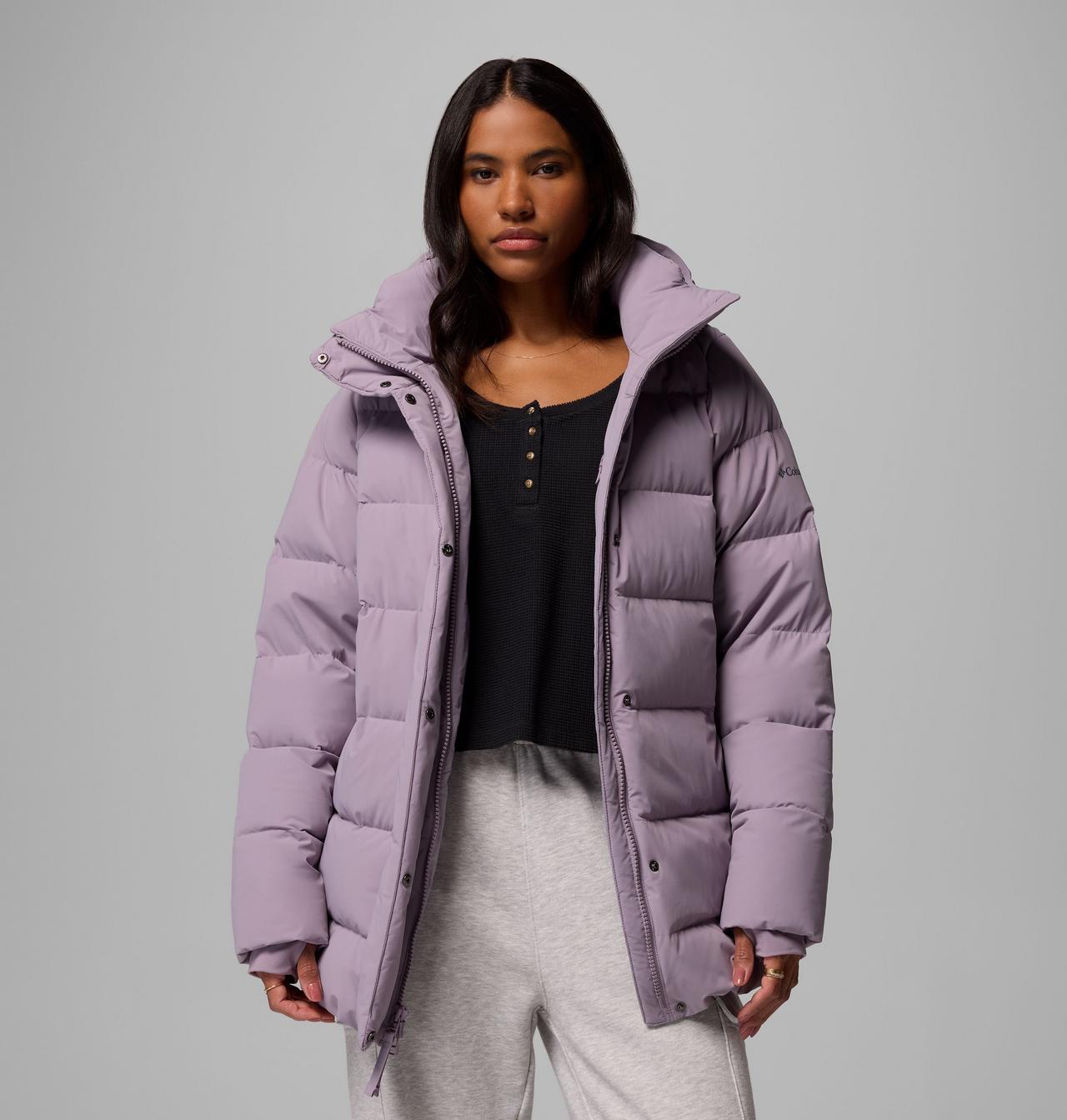 Women's Amaze Puff Mid Hooded Jacket | Columbia