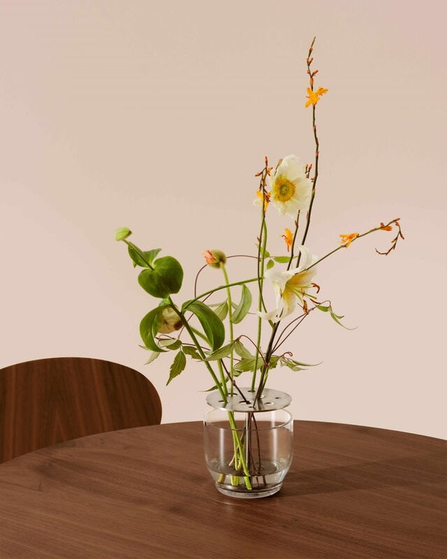 Fritz Hansen Ikebana vase, small, steel | Finnish Design Shop