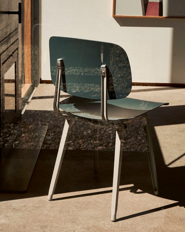 HAY Revolt chair, beige - granite grey 3.0 | Finnish Design Shop