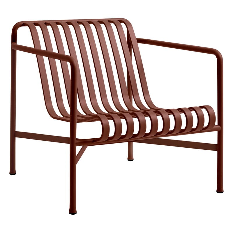 HAY Palissade lounge chair, low, iron red | Finnish Design Shop