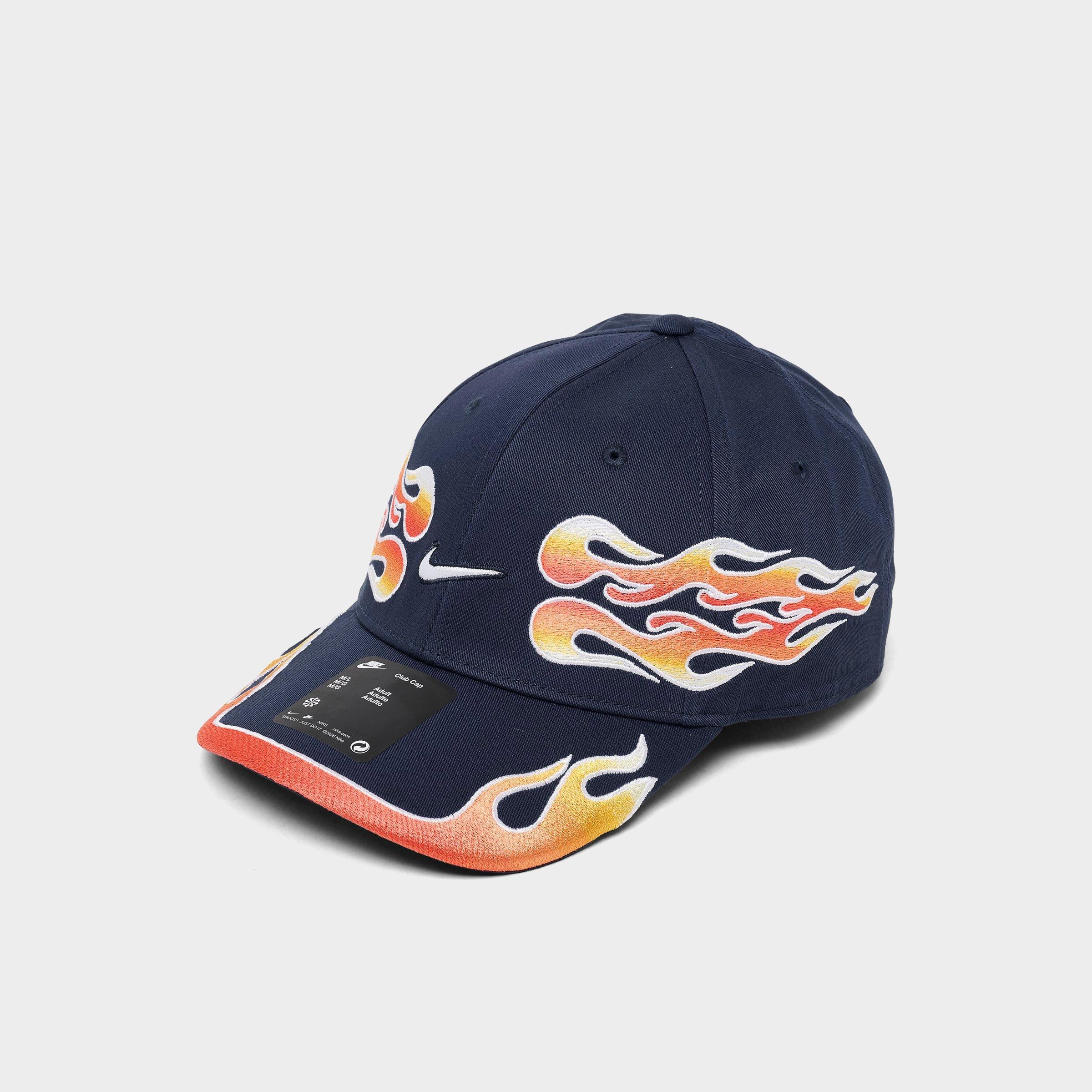 Nike Club Structured OG Flame Strapback Hat | Finish Line