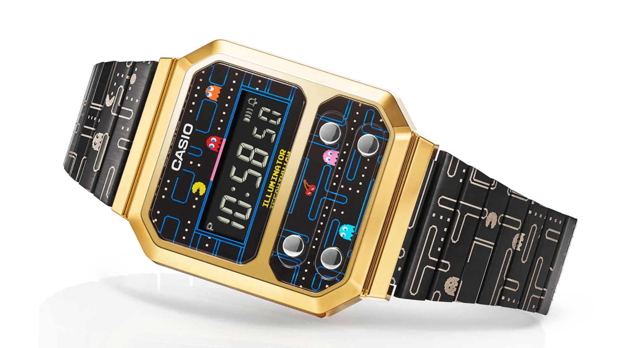 カシオのレトロなデジタルウォッチが「パックマン」とコラボ！ | GQ JAPAN